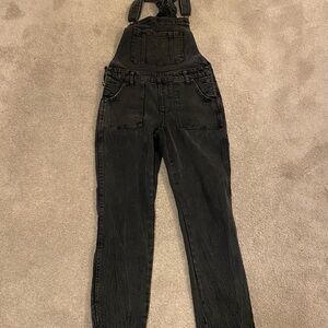 CP Company Black Denim Overalls